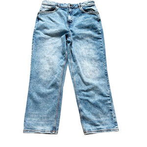 Women's Ripzone Light Blue Jeans Stretch Size 14 Distressed Casual